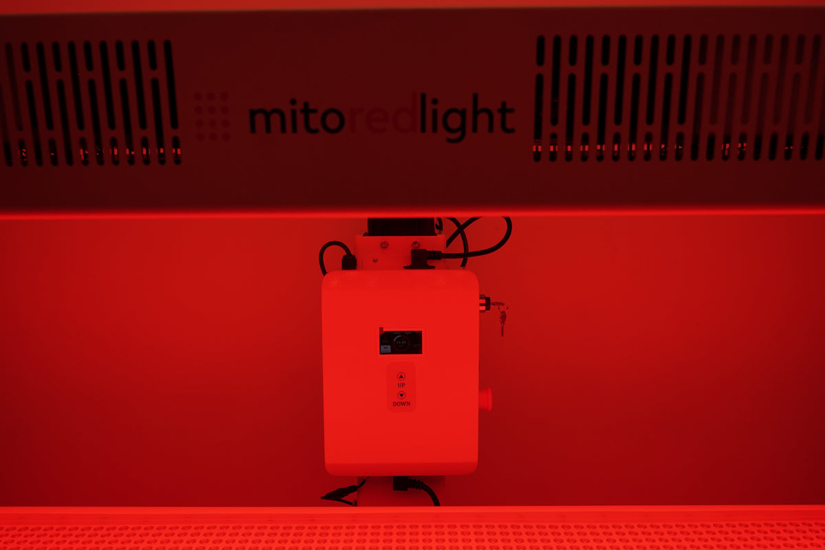mito recharge bed turned on from front angle 